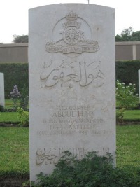 Heliopolis War Cemetery - Abdul Haq, 